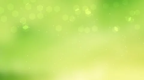 Bright green blur background with circles and particles background. Stock Illustration