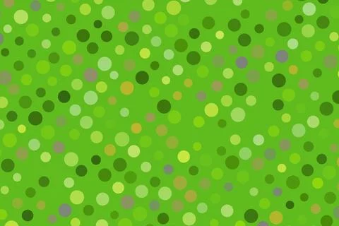 Bright green bokeh background with light spots and circles Stock Illustration