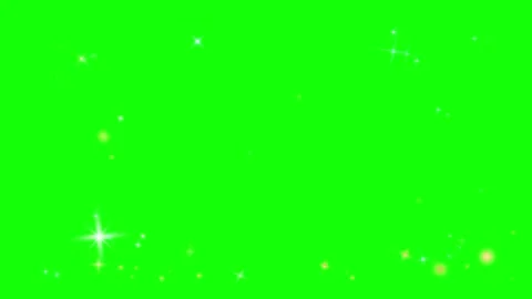 Bright green bokeh light background with glowing dots and flares. Abstract neon Video stock 339394733