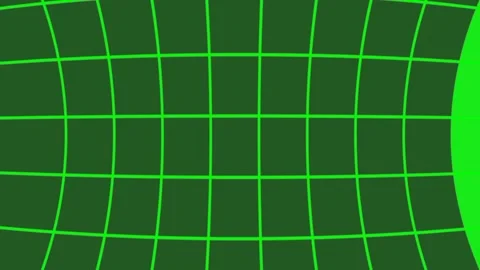 Bright Green Curved Grid Background Stock Footage 340880260