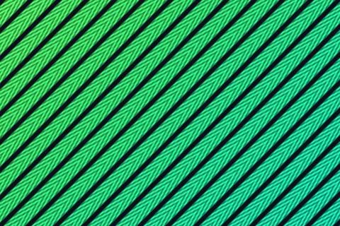 Bright green diagonal bands form a vivid geometric texture with dark contours Stock Illustration