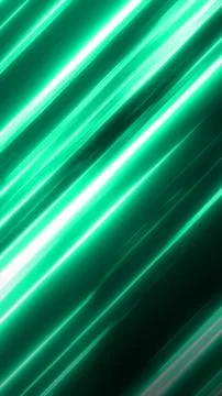 Bright green diagonal light streaks crossing a dark background, creating a .. Stock Illustration