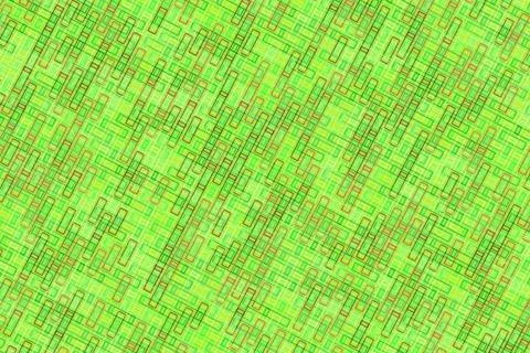 Bright green digital code lines on a vibrant background Stock-Fotos