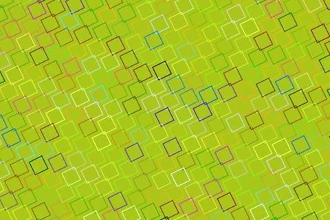 Bright green digital pattern with squares and pixels Ilustración de archivo