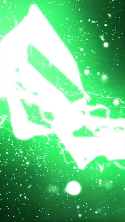 Bright green energy explosion with glowing particles and smoke, abstract sc.. Stock Footage 329133075
