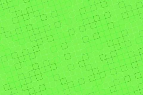 Bright green geometric background with square patterns Stock Illustration
