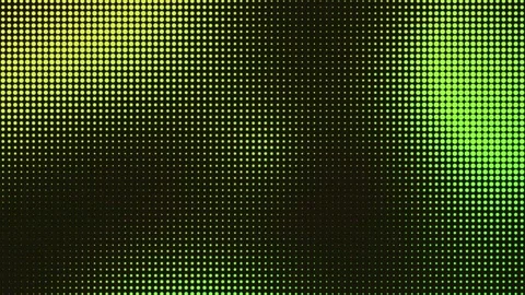 Bright green glowing dots pattern with gradient intensity effect design Stock Footage 348717621