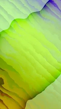 Bright green layers with wave patterns in a smooth digital design Stock Illustration