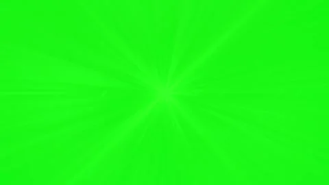 Bright green light beam explosion from center on chroma key background Stock Footage 338215653