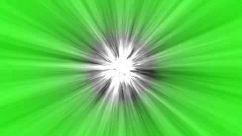 Bright Green Light Burst with Radiant White Streaks and Dynamic Energy Effe.. Stock Footage 341008296