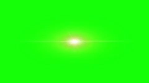 Bright green light flare effect for earth day celebration with copy space Stock Footage 346438794