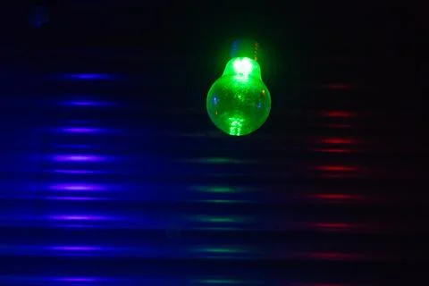 Bright green light Stock Photos