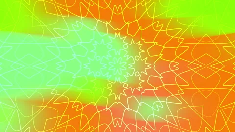 Bright green orange abstract pattern suitable for backgrounds Stock Footage 292655921