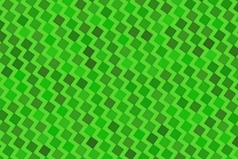 Bright green pixelated pattern background with geometric shapes Stock Illustration