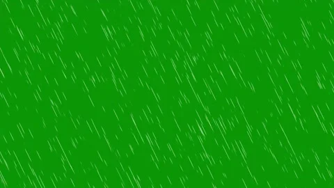 Bright green screen rain animation with diagonal falling raindrops. Stock Footage 335742861