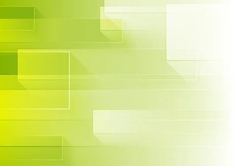 Bright green shiny geometric tech abstract background Illustrazione stock
