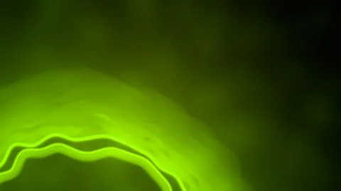 Bright green slight displaced objects backdrop - abstract 3D rendering 스톡 일러스트