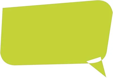 Bright green speech bubble comment icon イラスト素材