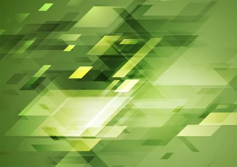 Bright green stripes geometric tech abstract background 스톡 일러스트