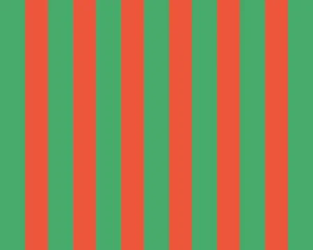 Bright green stripes on red background. vertical pattern in geometric style with Stock Illustration