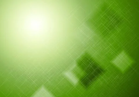 Bright green technical squares background Bright green technical squares b... Stock Photos