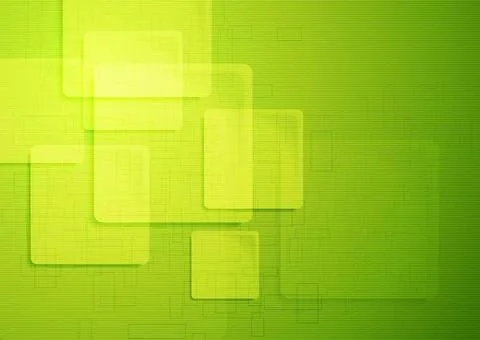 Bright green technical squares background Bright green technical squares b... Stock Photos