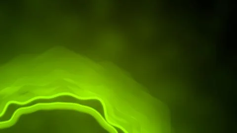 Bright green tender curly objects bg - abstract 3D rendering 스톡 일러스트