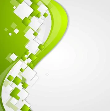 Bright green wavy tech abstract background Bright green wavy tech abstract... 스톡 사진