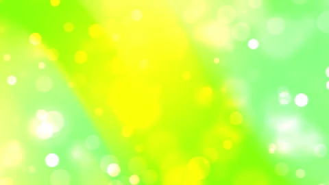 Bright green yellow background with blurry light circles Stock Footage 293752285