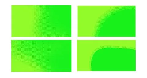 Bright green yellow vector retro comic dotted backgrounds design. Pop art bac 库存插图
