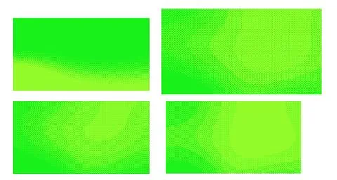 Bright green yellow vector retro comic dotted backgrounds design. Pop art bac Stock Illustration