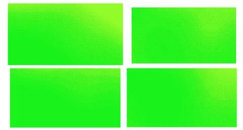 Bright green yellow vector retro comic dotted backgrounds design. Pop art bac 스톡 일러스트