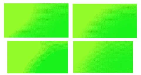 Bright green yellow vector retro comic dotted backgrounds design. Pop art bac Illustrazione stock
