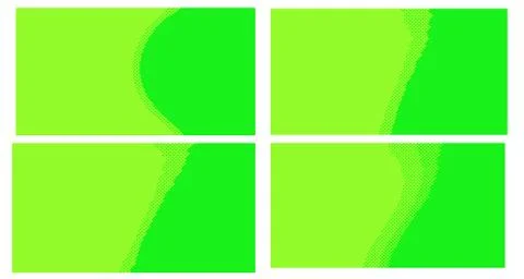 Bright green yellow vector retro comic dotted backgrounds design. Pop art bac 스톡 일러스트