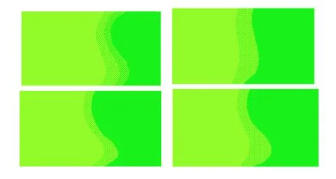 Bright green yellow vector retro comic dotted backgrounds design. Pop art bac Illustrazione stock