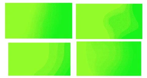 Bright green yellow vector retro comic dotted backgrounds design. Pop art bac 스톡 일러스트