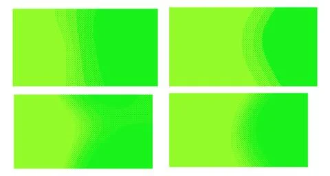 Bright green yellow vector retro comic dotted backgrounds design. Pop art bac Illustrazione stock