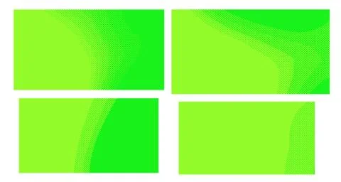 Bright green yellow vector retro comic dotted backgrounds design. Pop art bac Illustrazione stock