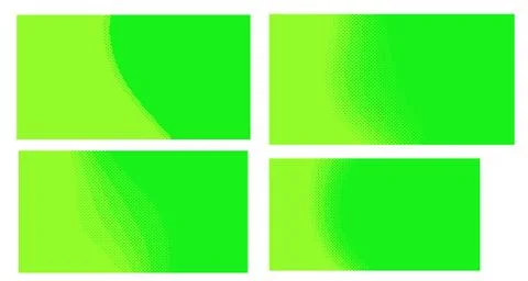 Bright green yellow vector retro comic dotted backgrounds design. Pop art bac Illustrazione stock