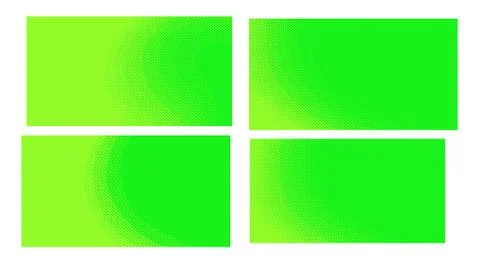 Bright green yellow vector retro comic dotted backgrounds design. Pop art bac Illustrazione stock
