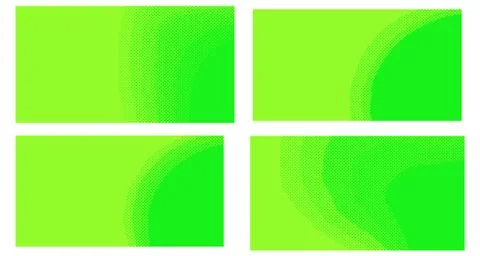 Bright green yellow vector retro comic dotted backgrounds design. Pop art bac Illustrazione stock
