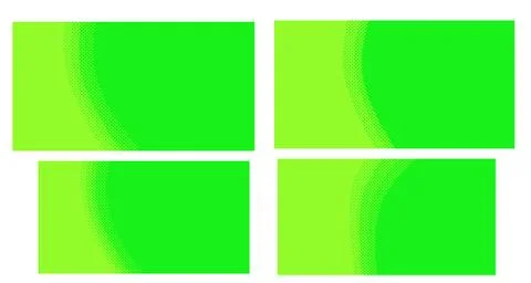 Bright green yellow vector retro comic dotted backgrounds design. Pop art bac Illustrazione stock