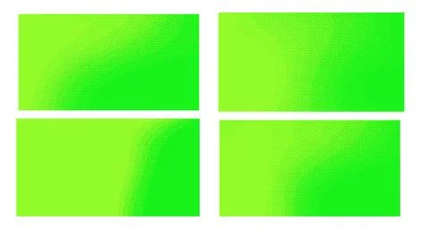 Bright green yellow vector retro comic dotted backgrounds design. Pop art bac Illustrazione stock
