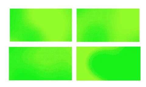 Bright green yellow vector retro comic dotted backgrounds design. Pop art bac Illustrazione stock