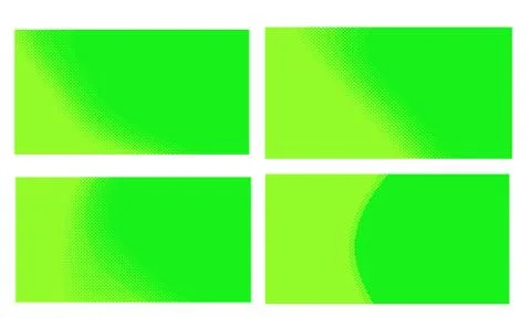 Bright green yellow vector retro comic dotted backgrounds design. Pop art bac 스톡 일러스트
