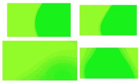 Bright green yellow vector retro comic dotted backgrounds design. Pop art bac Illustrazione stock