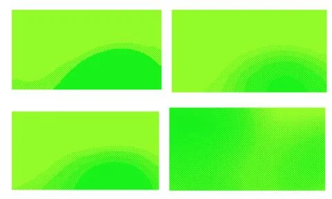 Bright green yellow vector retro comic dotted backgrounds design. Pop art bac 스톡 일러스트