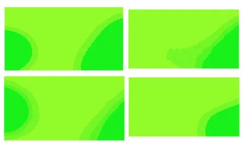 Bright green yellow vector retro comic dotted backgrounds design. Pop art bac Illustrazione stock