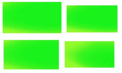 Bright green yellow vector retro comic dotted backgrounds design. Pop art bac Illustrazione stock