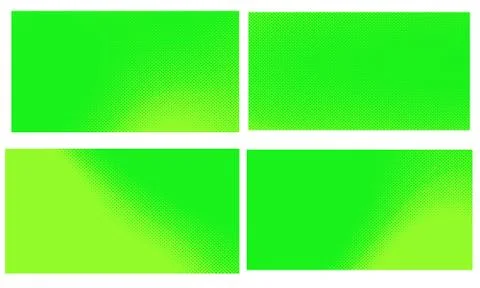 Bright green yellow vector retro comic dotted backgrounds design. Pop art bac Illustrazione stock